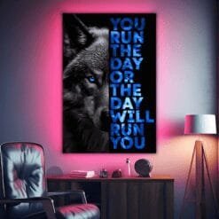 You Run The Day | Metal Poster | Wall Art