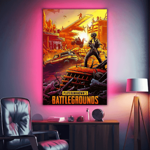 Player Unknown's Battlegrounds | Metal Poster | Wall Art