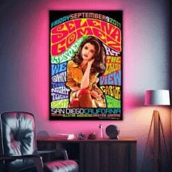 Selena Gomez Valley View Casino | Metal Poster | Wall Art