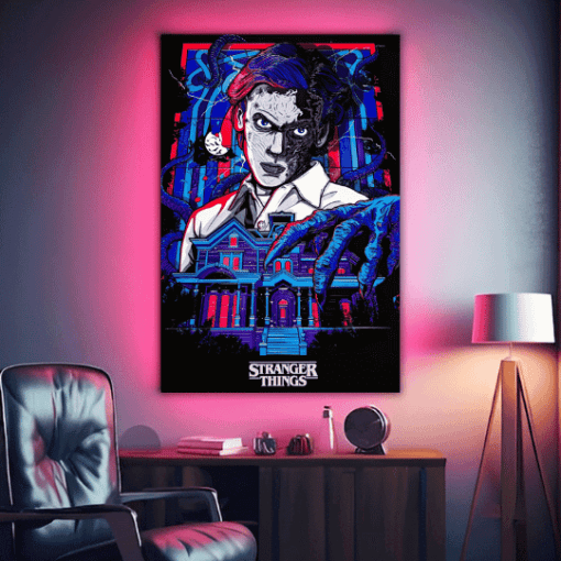 Stranger Things - Creel Horror House | Metal Poster | Wall Art