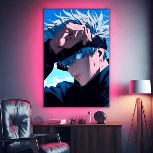 Satoru Gojo Anime | Metal Poster | Wall Art