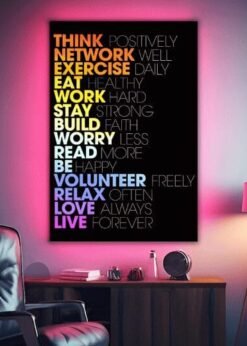 Life Motivation | Metal Poster | Wall Art