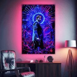 Keanu Reeves Neon John Wick 3 | Metal Poster | Wall Art