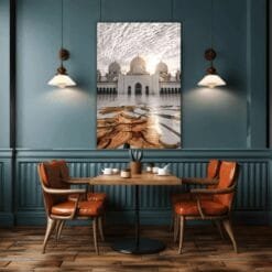 Sheikh Zayed Grand Mosque – Islamic Monuments | Metal Poster | Wall Art