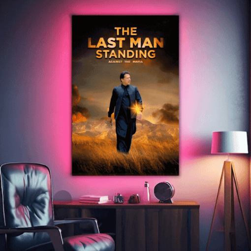 Imran Khan The Last Man Standing | Metal Poster | Wall Art