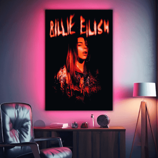 Buy Billie Eilish Music| Metal Poster | Wall Art