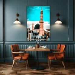 Masjid E Nabawi – Islamic Monuments | Metal Poster | Wall Art