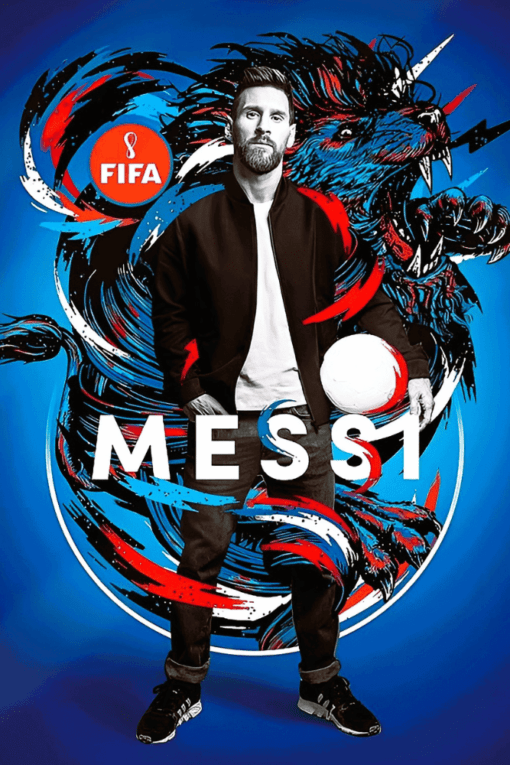 Messi Football | Metal Poster | Wall Art