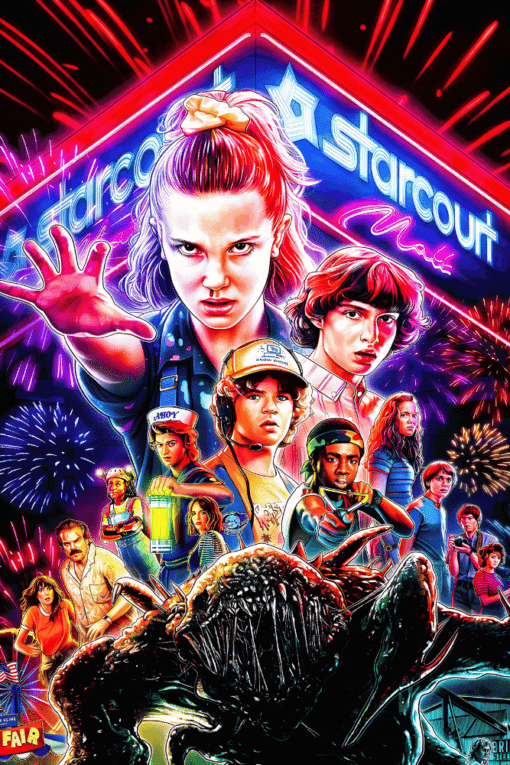 Stranger Things Season 4 | Metal Poster | Wall Art