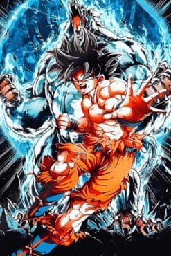 Ultra Son Goku | Metal Poster | Wall Art