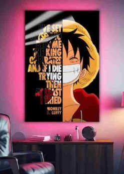 One Piece Monkey D. Luffy | Anime | Metal Posters | Wall Art