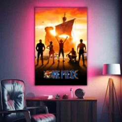 One Piece Going Merry Key Art | Anime | Metal Poster | Wall Art