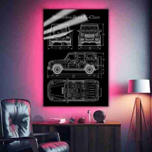 Mercedes Benz G Class 2018 | Cars & Bikes Posters | Metal Posters | Wall Art