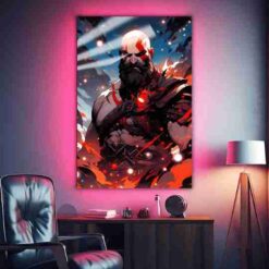 Kratos God Of War | Gaming Posters | Metal Posters | Wall Art