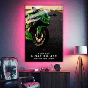 Kawasaki Ninja ZX 4RR | Cars & Bikes Posters | Metal Posters | Wall Art