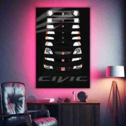 Honda Civic Evolution | Cars & Bikes Posters | Metal Posters | Wall Art