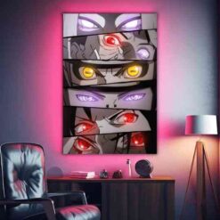 Eyes Monochrome | Anime | Metal Poster | Wall Art