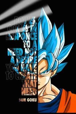 Dragon Ball Z Goku | Anime | Metal Posters | Wall Art