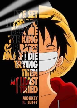 One Piece Monkey D. Luffy | Anime | Metal Posters | Wall Art