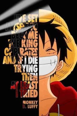 One Piece Monkey D. Luffy | Anime | Metal Posters | Wall Art