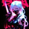 Cyber Girl Street | Anime | Metal Poster | Wall Art