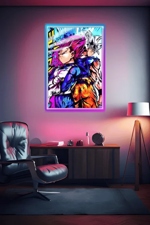 Goku And Vegeta | Anime Posters | Metal Posters | Wall Art