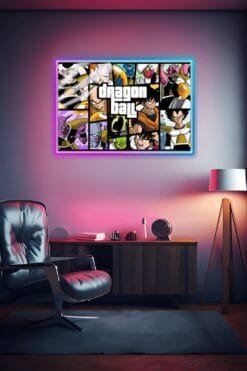 Dragon Ball Z GTA 5 Edition | Anime Posters | Metal Posters | Wall Art