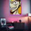 Monkey D Luffy Pixel Art | Anime Posters | Metal Posters | Wall Art