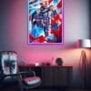 Raphinha Soccer Player | Sports Posters | Metal Posters | Wall Art