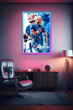 Reece James Football Player | Sports Posters | Metal Posters | Wall Art