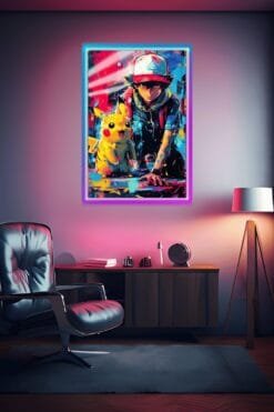 Pokemon Pikachu | Cartoon Posters | Metal Posters | Wall Art