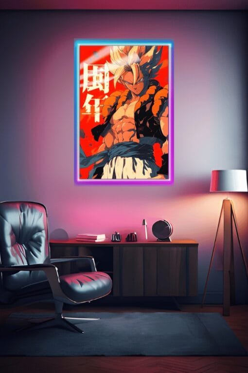 Dragon Ball Z Goku Mui | Anime Posters | Metal Posters | Wall Art