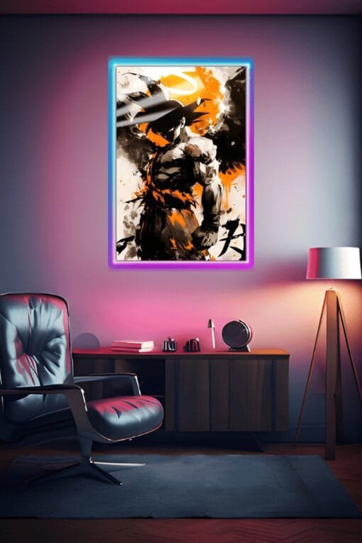 Anime Saiyan God | Anime Posters | Metal Posters | Wall Art