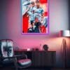 Aleksandar Mitrović Football Player | Sports Posters | Metal Posters | Wall Art