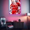 Darwin Núñez Football Player | Sports Posters | Metal Posters | Wall Art