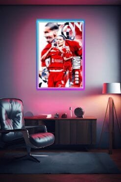 Darwin Núñez Football Player | Sports Posters | Metal Posters | Wall Art