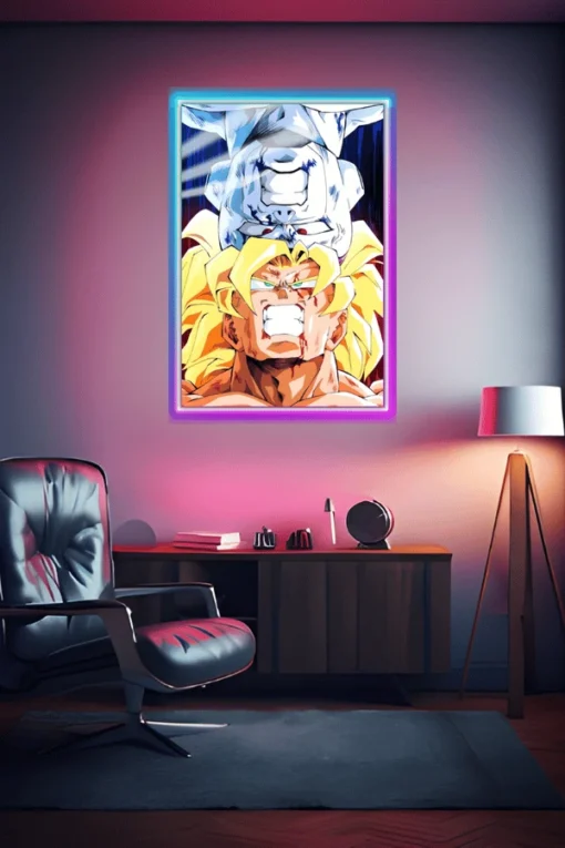 Goku & Frieza Dragon Ball Z | Anime Posters | Metal Posters | Wall Art