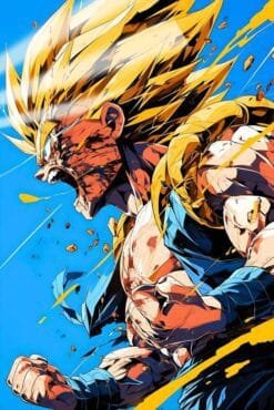 DBZ Son Goku | Anime Posters | Metal Posters | Wall Art