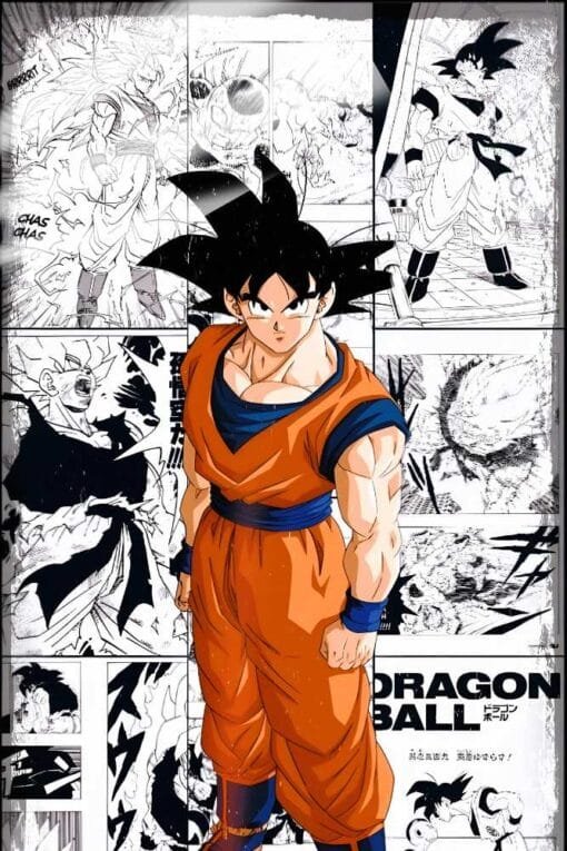 Dragon Ball Super Goku | Anime Posters | Metal Posters | Wall Art