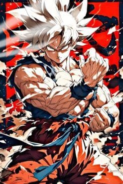 Dragon Ball Super Son Goku | Anime Posters | Metal Posters | Wall Art