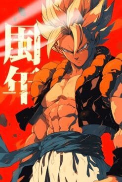 Dragon Ball Z Goku Mui | Anime Posters | Metal Posters | Wall Art