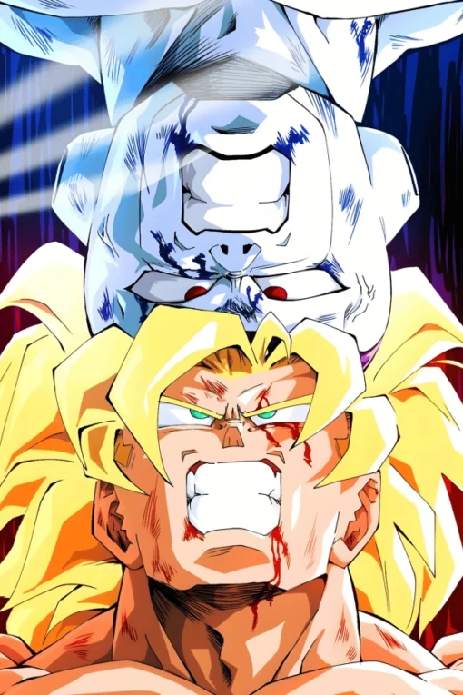 Goku & Frieza Dragon Ball Z | Anime Posters | Metal Posters | Wall Art