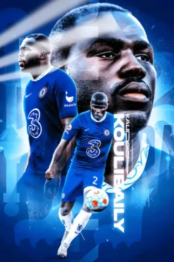 Kalidou Koulibaly Football Player | Sports Posters | Metal Posters | Wall Art