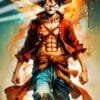 Monkey D Luffy One Piece | Anime Posters | Metal Posters | Wall Art