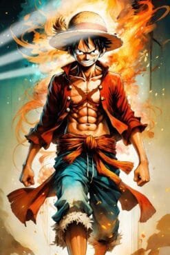 Monkey D Luffy One Piece | Anime Posters | Metal Posters | Wall Art