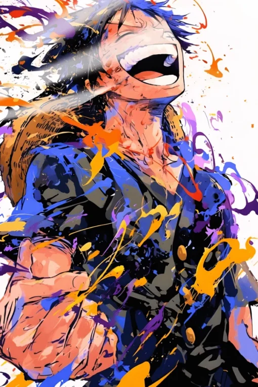 Monkey D. Luffy One Piece | Anime Posters | Metal Posters | Wall Art