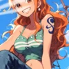 Nami One Piece Character | Anime Posters | Metal Posters | Wall Art