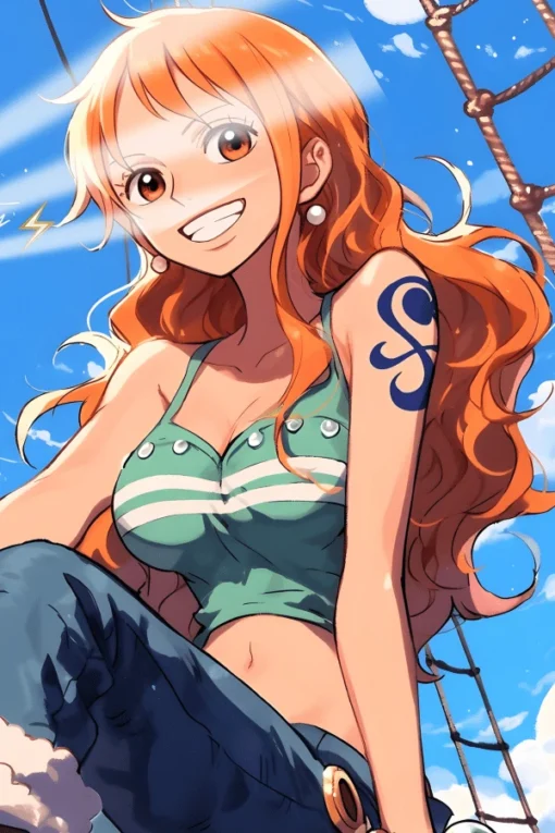 Nami One Piece Character | Anime Posters | Metal Posters | Wall Art