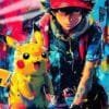 Pokemon Pikachu | Cartoon Posters | Metal Posters | Wall Art