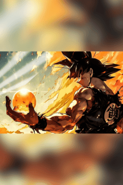 Son Goku Dragon Ball Z | Anime Posters | Metal Posters | Wall Art